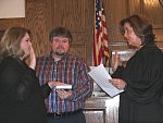Judge Horsley Swearing in Judge Moore